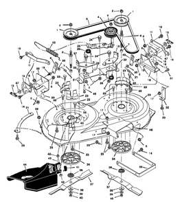 Part Location Diagram of 94913E700 Briggs and Stratton Blade